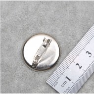 Основа для броши, круглая, 2,4см